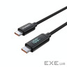 Силіконовий кабель PD100 Вт USB-C до USB-C для циф рового дисплея 1,2 м CHOETECH PD100W U (XCC-1064)