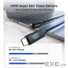 Силіконовий кабель PD100 Вт USB-C до USB-C для циф рового дисплея 1,2 м CHOETECH PD100W U (XCC-1064)