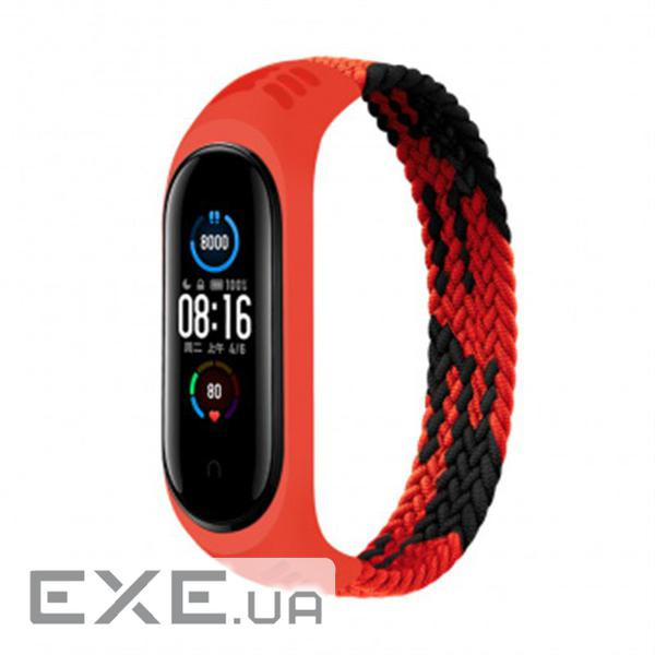 Ремінець BeCover Elastic Nylon Style для Xiaomi Mi Smart Band 5/Mi Smart Band 6 Size L Black (706157)