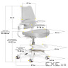 Дитяче крісло Mealux Fantasy Air Grey (Y-608 G)