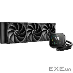 Система водяного охлаждения DeepCool Spartacus 420 Black (R-SPT420-BKDSMP-G-1), Intel: 1851/1700, AM