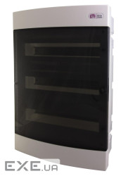 Щит внутрішній розподільчий ETI, ECМ 54PТ (54 модулі, прозорі дверцята) (1101047)