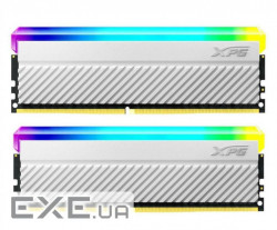 Пам'ять 16Gb x 2 (32Gb Kit) DDR4, 3600 MHz, ADATA XPG Spectrix D45G, White (AX4U360016G18I-DCWHD45G)