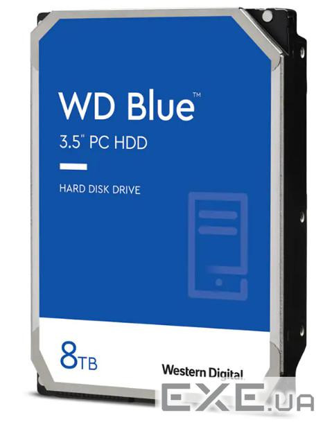 Жорсткий диск WD Blue 8TB/3.5/5640/256/S3.0 (WD80EAAZ)