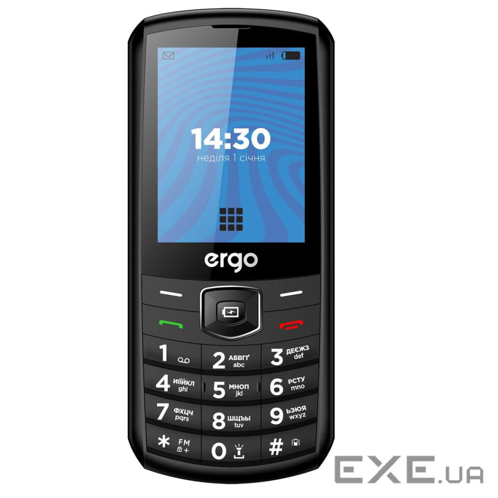 Мобільний телефон Ergo E285 Black
