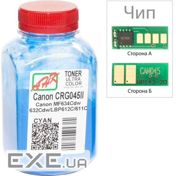 Тонер Canon MF610/630 35г Cyan +chip AHK (3203121)