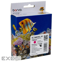 Картридж Barva HP 940XL (C4908AE) 1400 c, Magenta (IC-940XL-M)