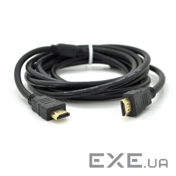 Кабель RITAR HDMI v1.4 0.8м Black (YT-HDMI(M) (M)V1.4-0.8M/19916) (YT-HDMI(M)/(M)V1.4-0.8m)