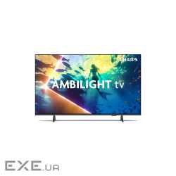 Телевізор 43" 4К LED 60 Hz, Titan OS, 200 cd/m2, A mbilight, sound 20W, Wi-Fi 802.11a (43PUS8010/12)