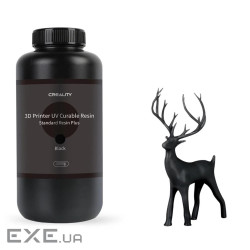 Фотополімерна смола Creality Resin, LCD Standard Plus 1кг, black, transparent (3302020090)
