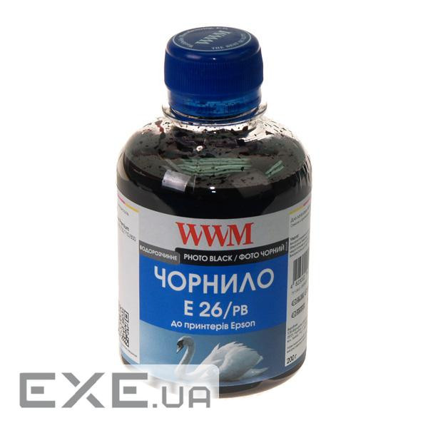 Чорнило WWM EPSON XP-600/XP-605/XP-7005 (Photo Black) (E26/PB)
