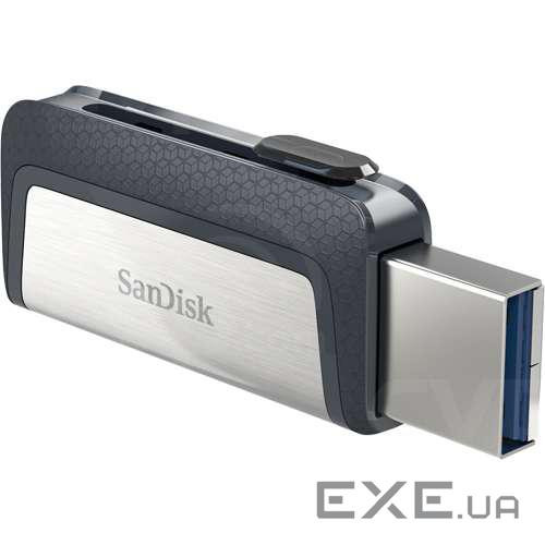 Накопичувач SanDisk 128GB USB 3.0 + Type-C Ultra Dual R150MB/ s (SDDDC2-128G-G46)