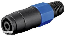 Гніздо Goobay FreeEnd-Speakon,/F 4pin нарізний із захистом (75.05.0836-1)