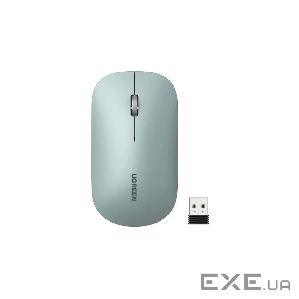 Мишка Ugreen MU001 Portable Wireless Green (90374)