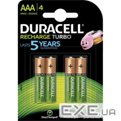 Акумулятор Duracell AAA HR03 900mAh * 4 (5005015)