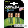 Акумулятор Duracell AAA HR03 900mAh * 4 (5005015)