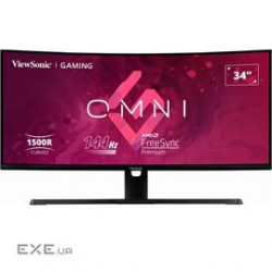 ViewSonic Monitor VX3418-2KPC 34" 3440x1440 144Hz WQHD Curved Gaming Monitor Retail