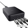 Зарядний пристрій мережевий Trust Maxo 240Вт,GaN, 4xUSB-C,PD, чорний (25413)