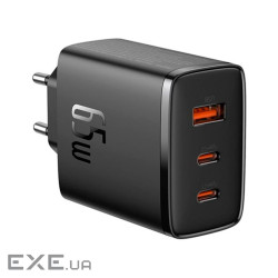 Зарядний пристрій Baseus Cube Pro Fast Charger 2C+U 65W black (P10152301113-00)