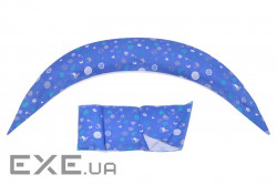 Подушка Nuvita для вагітних 10 в 1 DreamWizard синій (NV7100BLUE)