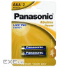 Батарейка Panasonic AAA LR03 Alkaline Power * 2 (LR03REB/2BP)