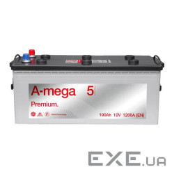 Акумулятор авто Мегатекс A-mega Premium (M5) 6СТ-190-А3 (лев) ТХП 1200 (25342)