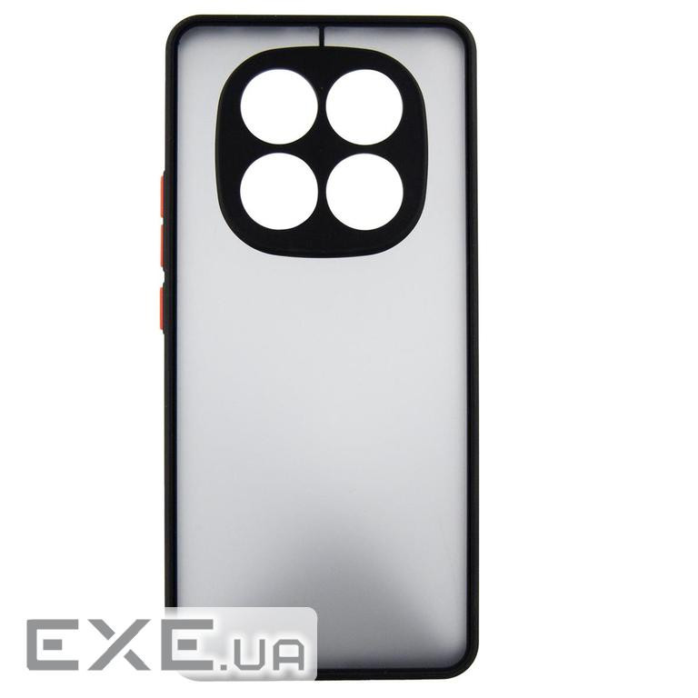 Чохол-накладка Dengos Matt для Xiaomi Redmi Note 14 Pro Black (DG-TPU-MATT-156)