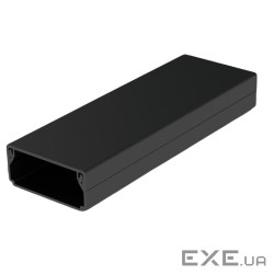 Кабельний канал з ПВХ чорного кольору, УФ-стійкий, 40х20мм, Серія LHD, ПВХ, UA (LHD 40X20_FD) , UA (LHD 40X20_FD)