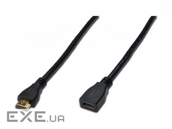 Кабель мультимедійний HDMI M to HDMI M 5.0m Digitus (AK-330201-050-S)