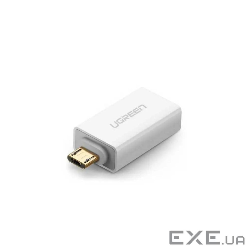 Перехідник OTG USB 2.0 AF to Micro 5P US195 white Ugreen (30529)