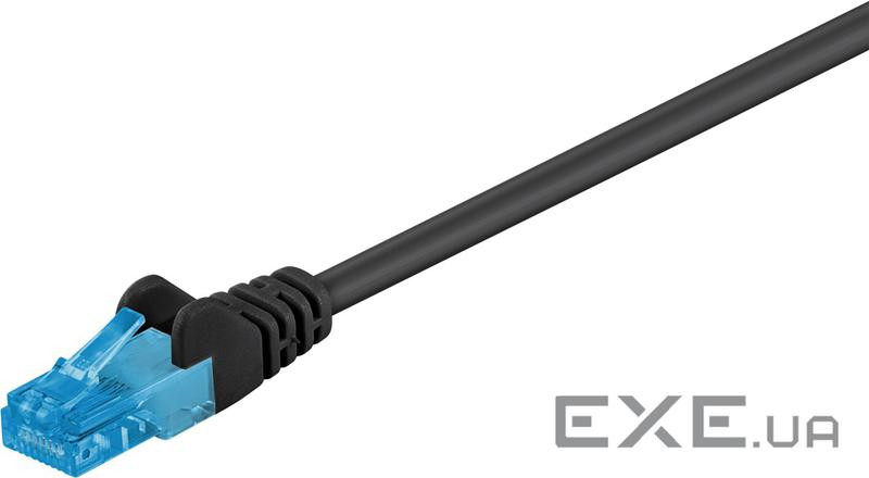 Патч-корд неекранований RJ45 UTP6a 5.0m, patch AWG26 D=5.0mm LSOH Cu,чорний (75.05.5410-10)