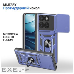 Чохол до мобільного телефона BeCover Military Motorola Edge 60 Fusion Blue (715523)