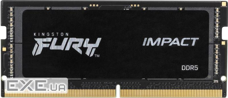 Kingston DRAM 16GB 4800MT/s DDR5 CL38 SODIMM FURY Impact EAN: 740617326154 (KF548S38IB-16)