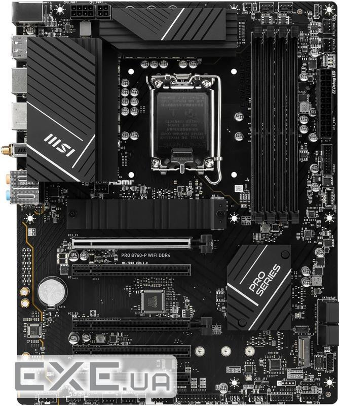 Материнська плата MSI PRO B760-P WIFI DDR4