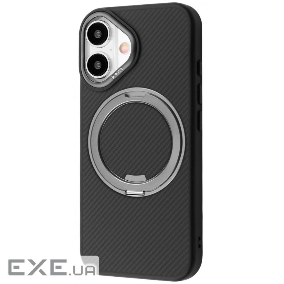 Чохол Proove Reinforce Case with Magnetic Ring iPhone 16 gray (PCREIP160005)