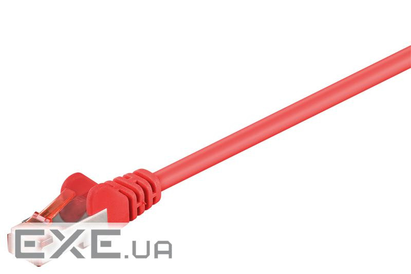 Патч-корд екранований RJ45 SFTP6 0.5m, patch AWG27 D=6.0mm Gold Protect, червоний (75.09.5467-10)