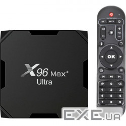 Медіаплеєр X96 Max+ Ultra 905X4 4GB/32GB Smart TV Box (X96 MAX PLUS ULTRA)