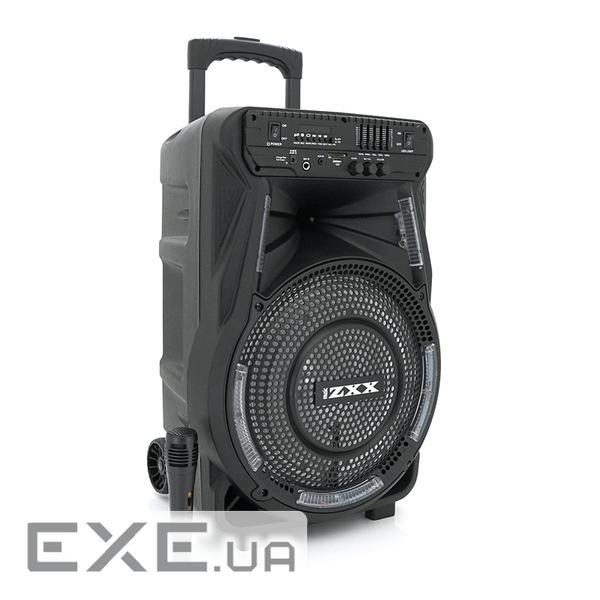 Потужна акустична система з підсвічуванням ZXX-7373, 400W, Дротовий мікрофон, вбудований акум 12В 7А