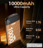 УМБ Choetech 10000mAh 12W USB-A,USB-C чорна (B850-ACBK)