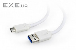 Дата кабель USB 3.0 AM to Type-C 1.0m Cablexpert (CCP-USB3-AMCM-1M-W)