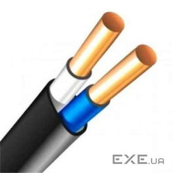 Кабель силовий ЗЗКМ 2х1.5 кв.мм негорючий, плоский, 100м (ВВГНГ-П 2x1,5 ECG / 707260)