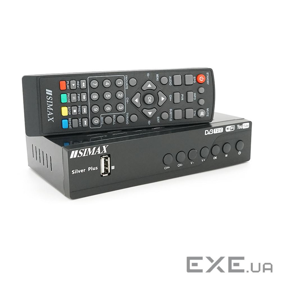 Ресивер Т2 (тюнер) IPTV DVB-T2 SIMAX Silver Plus (SmaxSilerPlus)