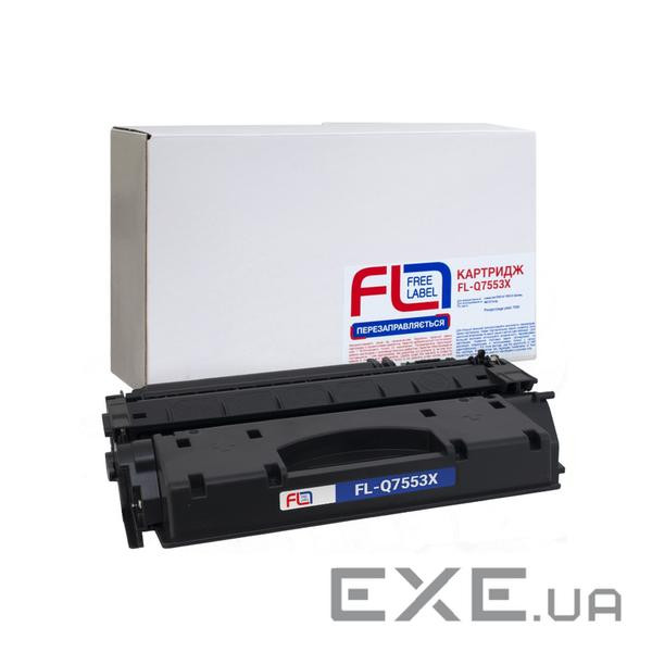 Картридж FREE Label HP 53X (Q7553X) (FL-Q7553X)