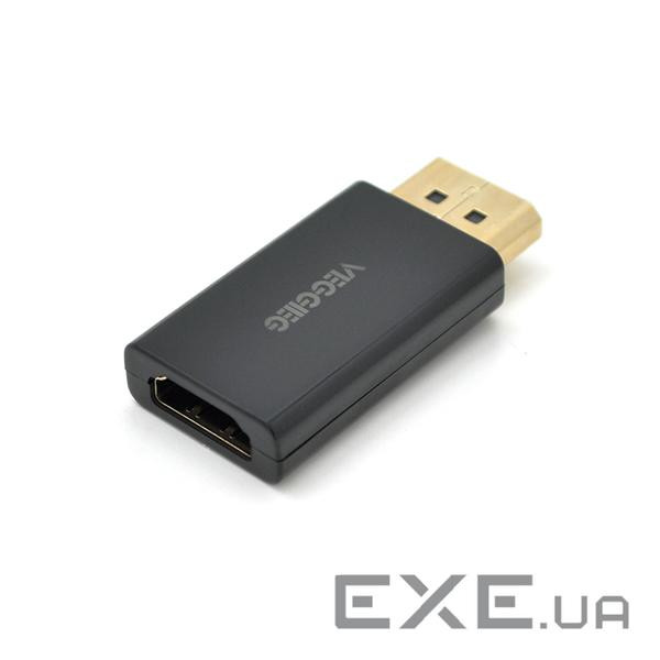 Адаптер VEGGIEG DisplayPort - HDMI Black (YT-C-DH)