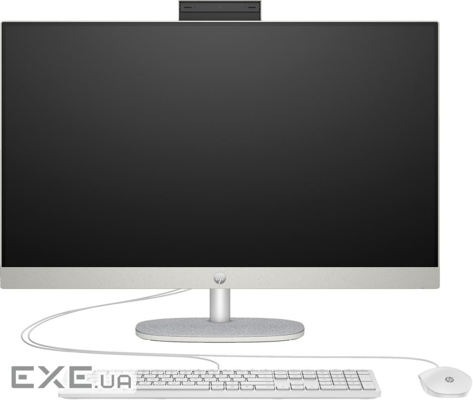 Моноблок 27" HP 27-cr0057ua AiO i5-1335U/16Gb/SSD1Tb/WiFi/Cam/K&M/DOS/Shell White (BV7Y5EA)