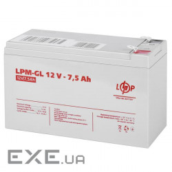 Акумуляторна батарея LOGICPOWER LPM-GL 12 - 7.5 AH (12В, 7.5Ач) (6562)