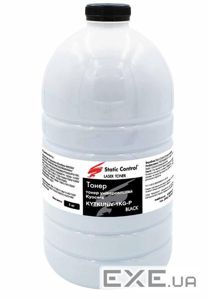 Тонер Kyocera Universal, 1кг, фасовка Static Control (KYTKUNIV-1KG-P)