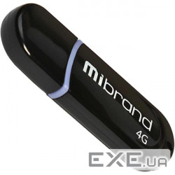 USB Flash Drive 4Gb Mibrand Panther Black (MI2.0/PA4P2B)