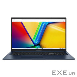 ноутбук 17.3FMI/C5-120U/16/512/Intel HD/DOS/BL/Qui et Blue ASUS X1704VA-AU982 (90NB13X2-M00H90)