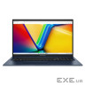 ноутбук 17.3FMI/C5-120U/16/512/Intel HD/DOS/BL/Qui et Blue ASUS X1704VA-AU982 (90NB13X2-M00H90)